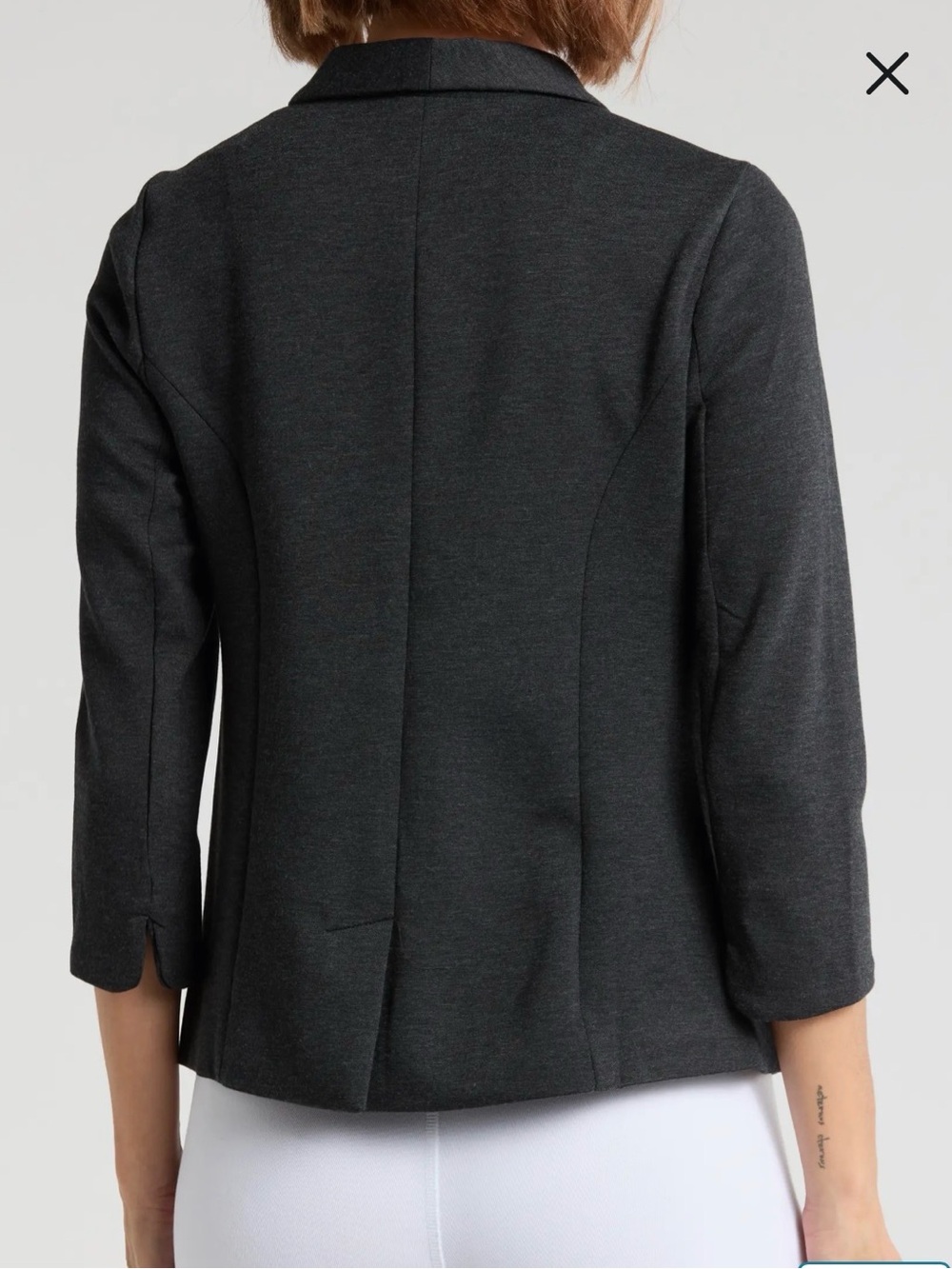 Black Yogalicious Formatic Scuba Bentley Blazer - Small - Like new - Picture 3 of 4